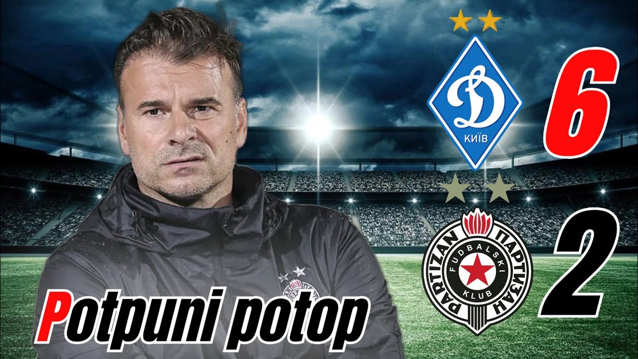 Dinamo Kiev - Partizan 6:2 ☆ Stanojević kumovao DEBAKLU ☆ Liga šampiona