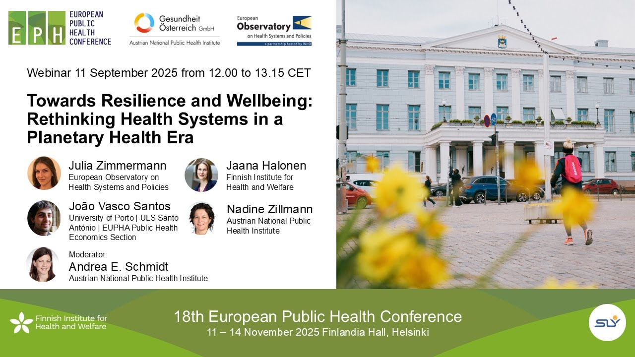 EPH2025 Webinar 4 -  Towards resilience and well-being