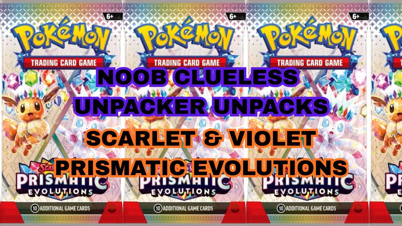 Pokemon Scarlet and Violet Prismatic Evolutions 6-pack booster box | Unbox 24