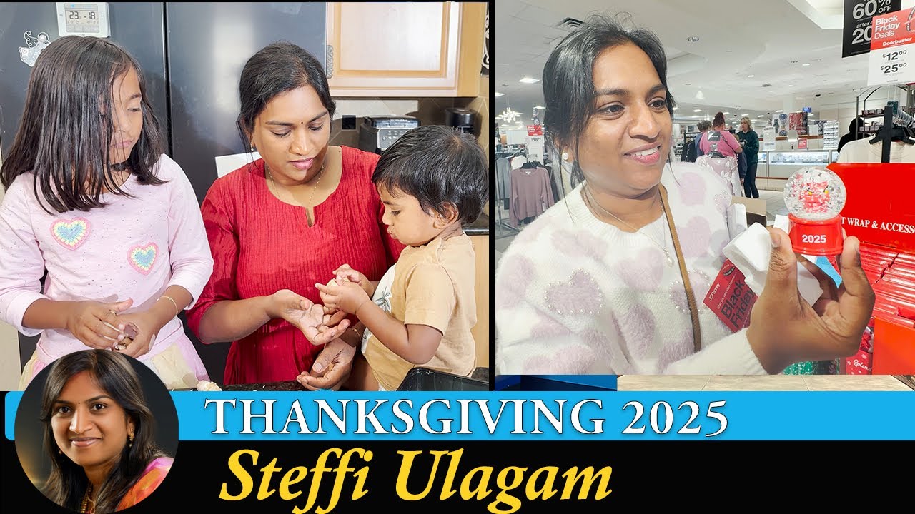 Thanksgiving and Black Friday Shopping Vlog in Tamil