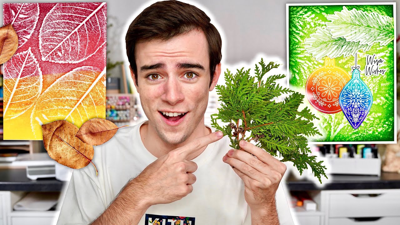 LEAF Stamping Will AMAZE You!🍁 (Stamping Foam Hacks)