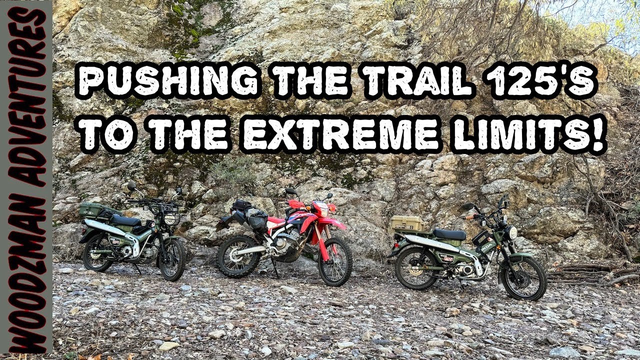 Pushing The Honda CT125's To The Extreme Limits #honda #trail125 #offroad