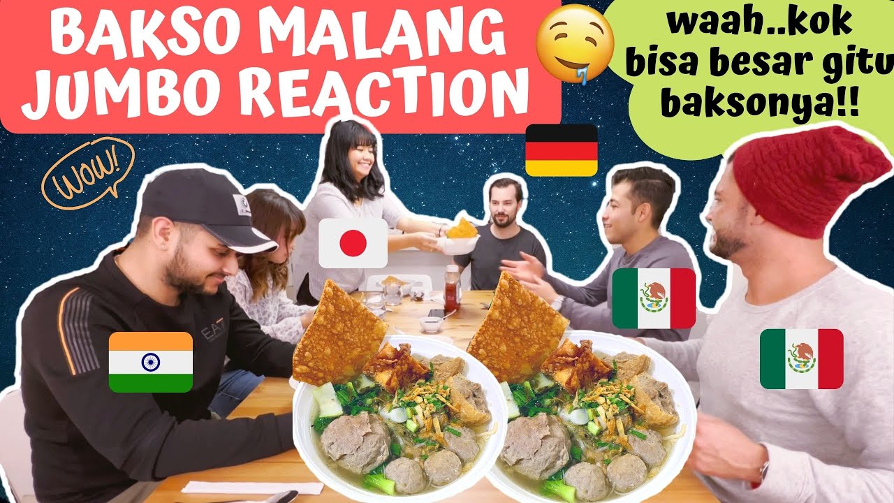TEMEN JEPANG TERPUKAU BANGET PERTAMA KALI DISUGUHI BAKSO MALANG! PORSI JUMBO HABIS NGGAK BERSISA!