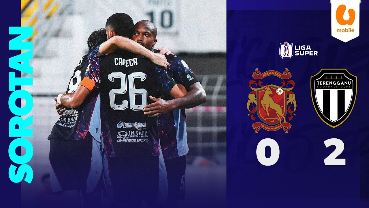 Kelantan The Real Warriors FC 0 - 2 Terengganu FC | Sorotan Liga Super 2025/26
