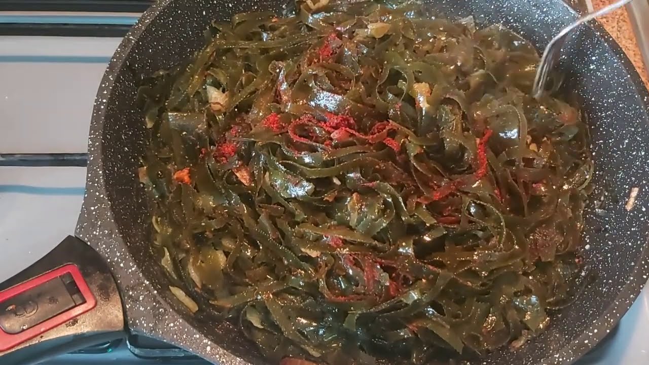 САЛАТ ИЗ МОРСКОЙ КАПУСТЫ,СЕГОДНЯ В ТРЕНДЕ.