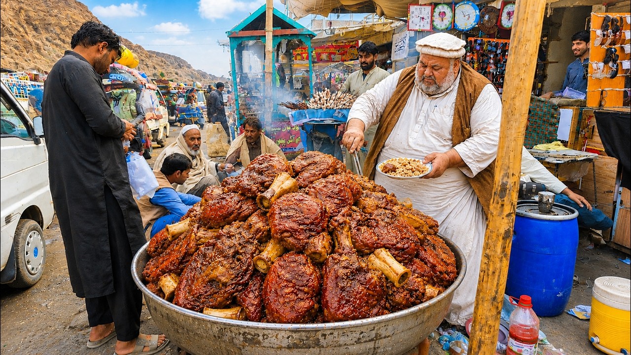 Traditional Cooking in Afghanistan's Street food  Markets | Jalalabad Street Food