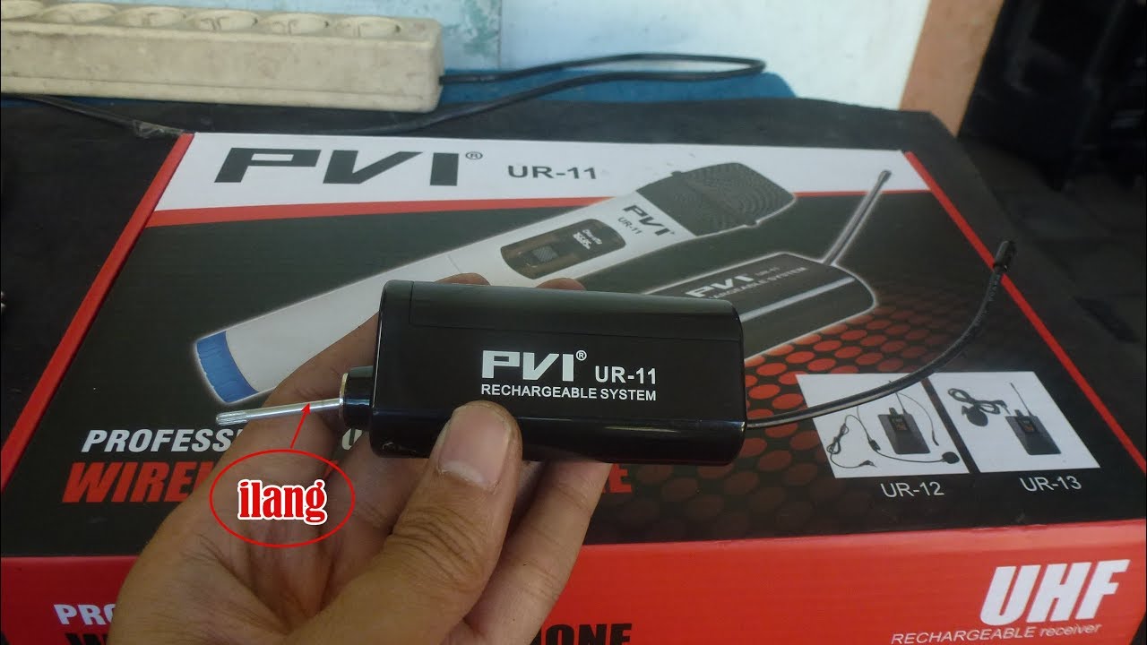 Mengganti Jack Mic Wireless PVI-UR11