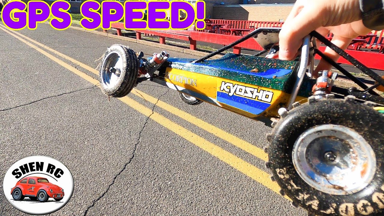 Kyosho Scorpion Buggy GPS Speed TEST & BASH! 👍