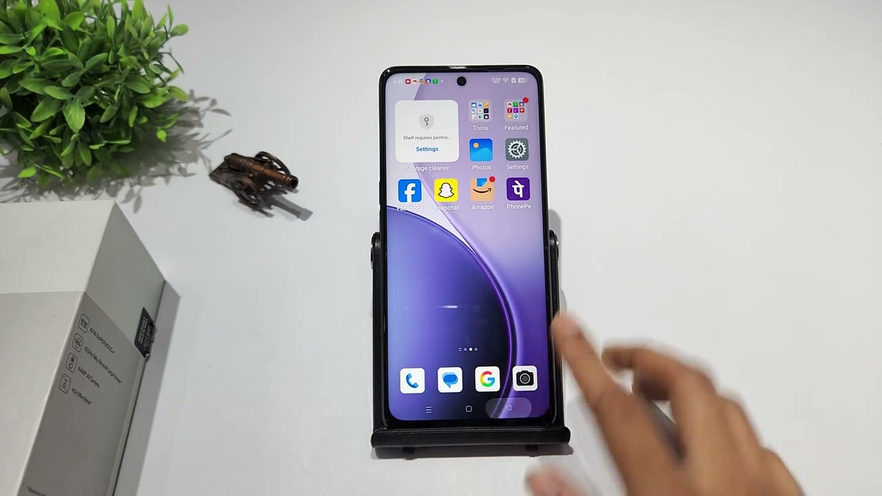 How to show data usage on notification drawer in oppo reno 14, pro | Data usage kaise show kare