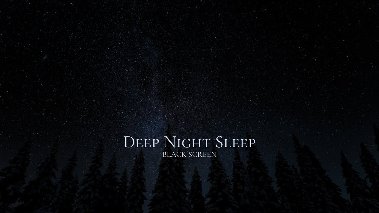 10 Hours Deep Sleep Music | Black Screen | Dark Ambient for Anxiety & Insomnia