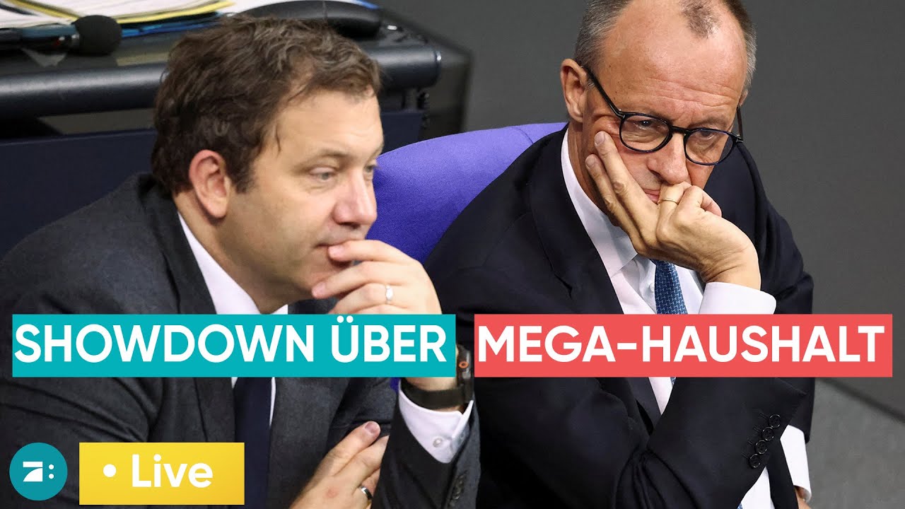 LIVE: Bundestag stimmt &uuml;ber Haushalt 2026 ab