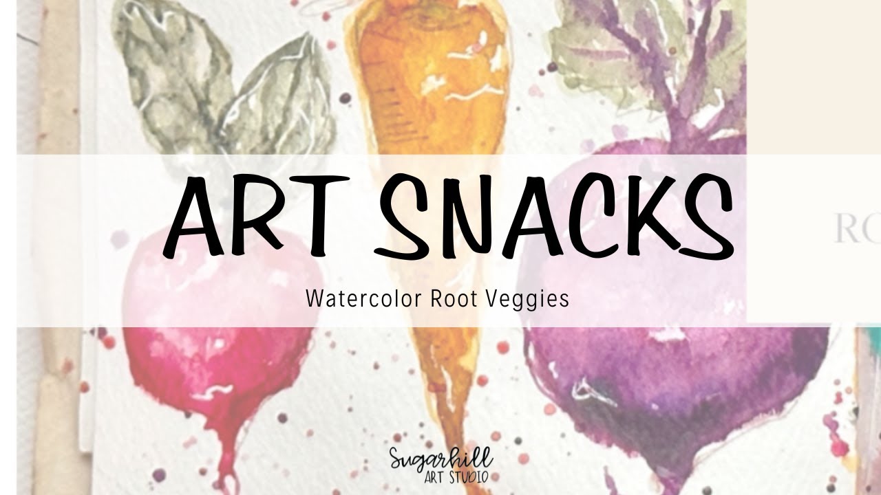 Root veggies in watercolor!