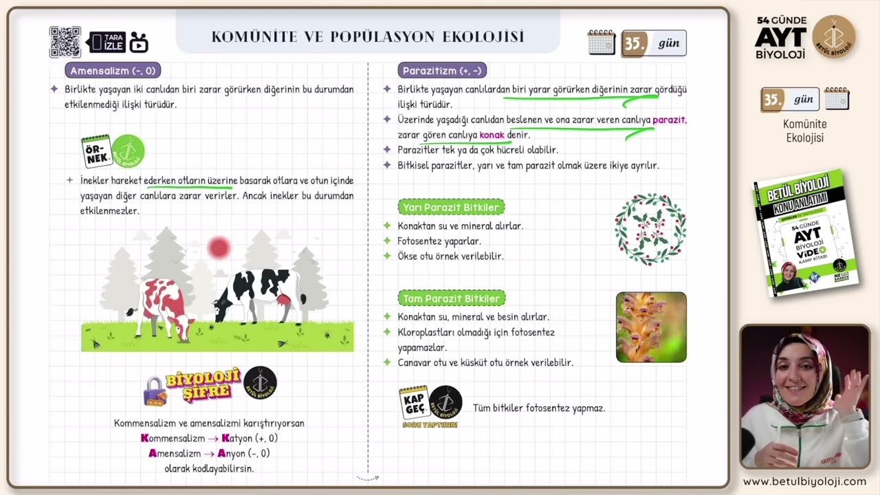 Dr.biyo+Betül b./parazitizm+süksesyon +2 soru