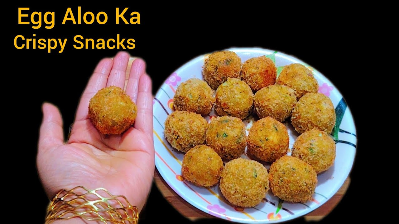 उबले अंडे और आलू का गरमागरम कुरकुरा नाश्ता I Crispy Egg Potato Snack Recipe I Easy & Tasty Nashta I 