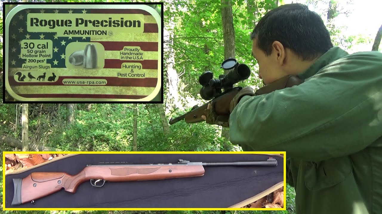 Shooting A 1 Inch Board With .30 Caliber Slugs (Hatsan 135, Rogue Precision 50 gr. Slugs)