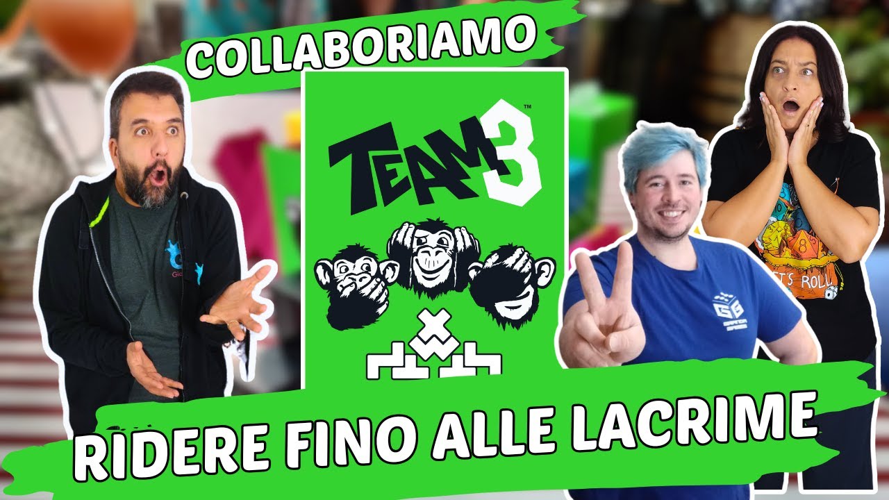 TEAM 3 Partita Completa al Gioco da Tavolo delle risate assicurate!