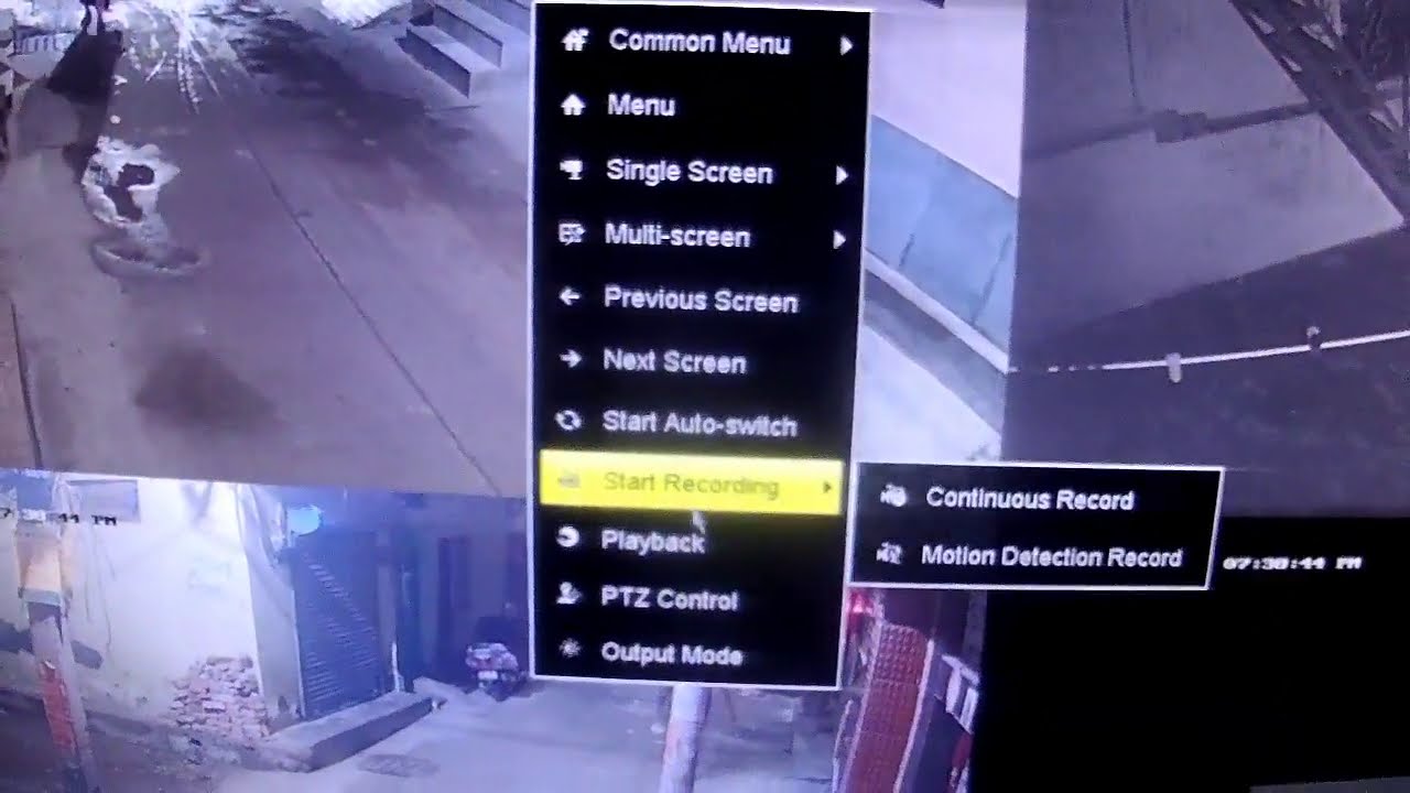 Hikvision DVR Playback Option | How to check cctv camera recording