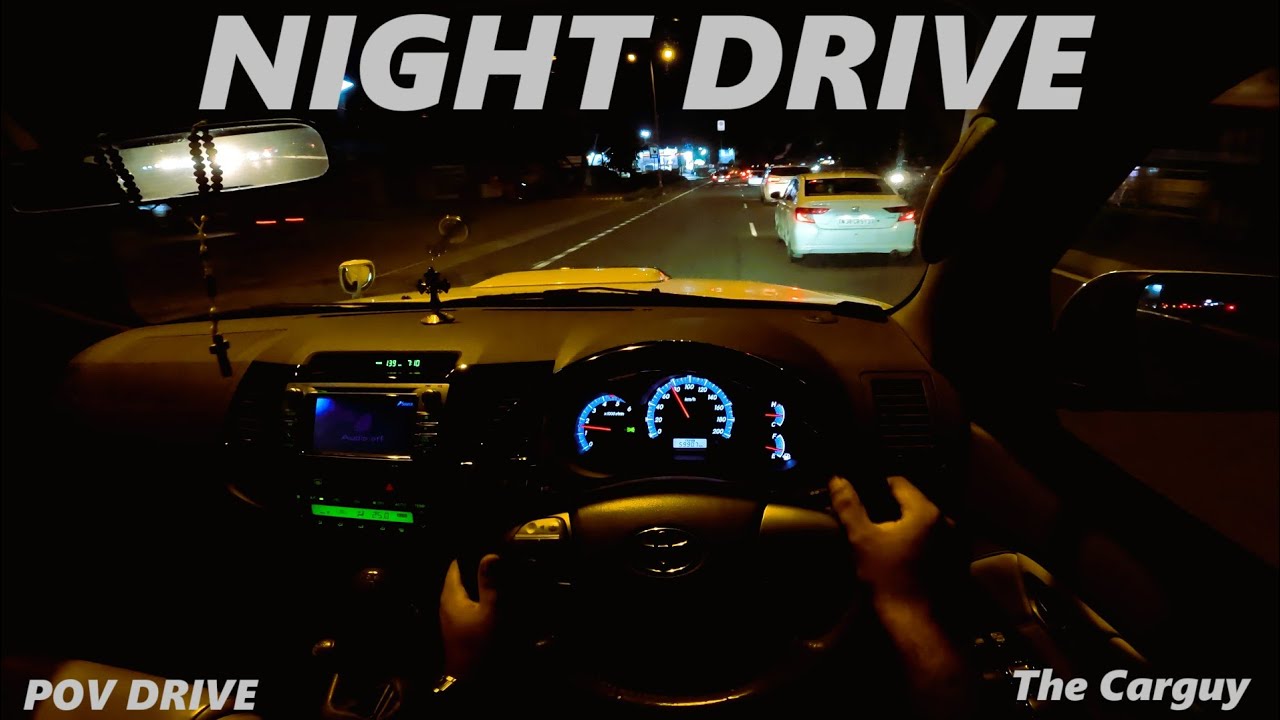 Toyota Fortuner 4x4 POV Driving | Night Drive | Kerala | 3.0 L D4D | 4K | The Carguy | ASMR | #60 |