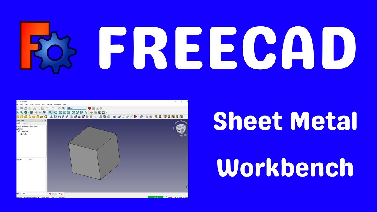 Freecad sheet metal workbench