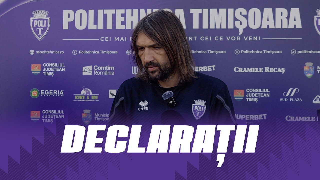 DECLARAȚII | Dan Alexa, după victoria cu Metalurgistul Cugir (scor 2-0)