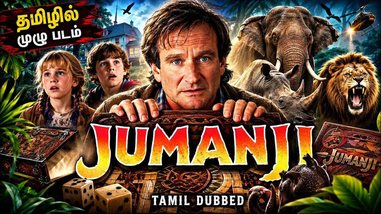 Jumanji (1995) tamil dubbed movie | jumanji 🎬