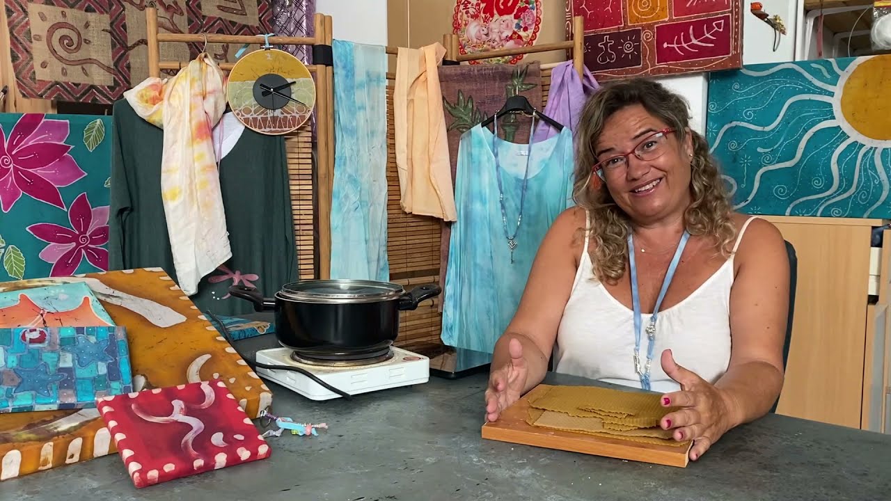 Tutorial: Decoración de telas. Batik. Judith Cabrera Nocito.
