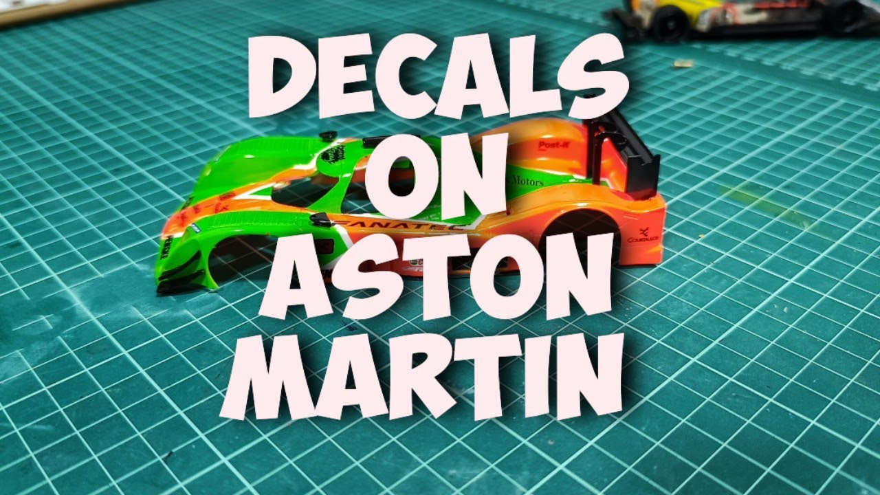 Decals on this amazing paint job of 1:32 slot car