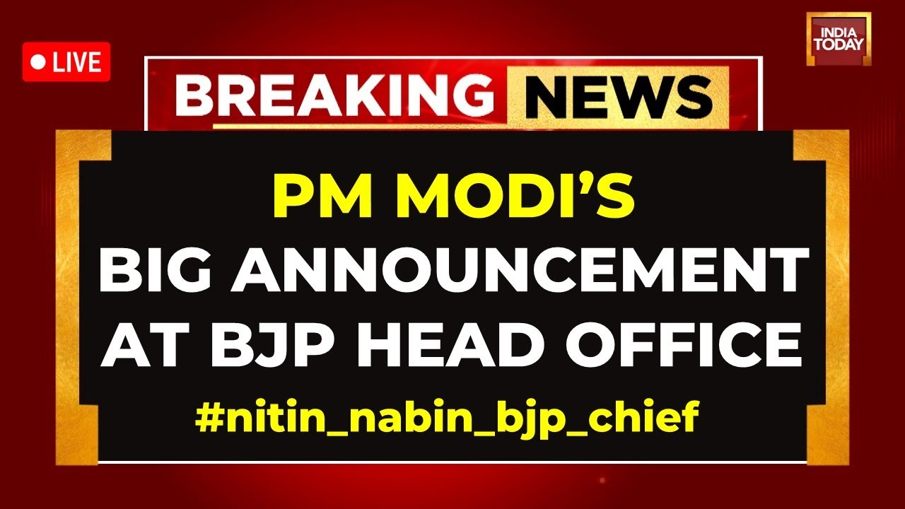 PM Modi's Speech LIVE | PM Modi Speaks on BJP's New Party President Nitin Nabin | BJP News LIVE