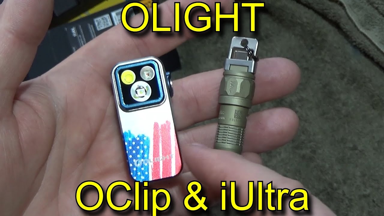 QTR 145 OLight iUltra и OClip Pro
