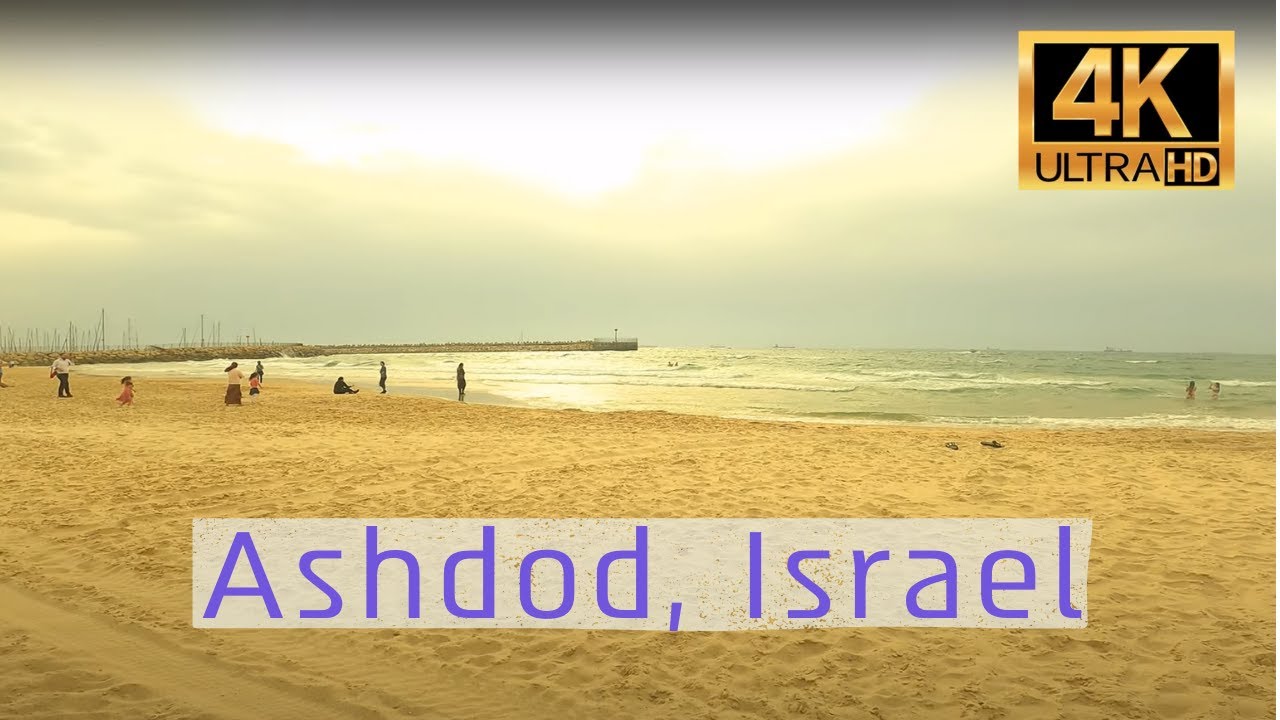 Relaxing Walk on the BEACH - Ashdod ISRAEL @explorerlens