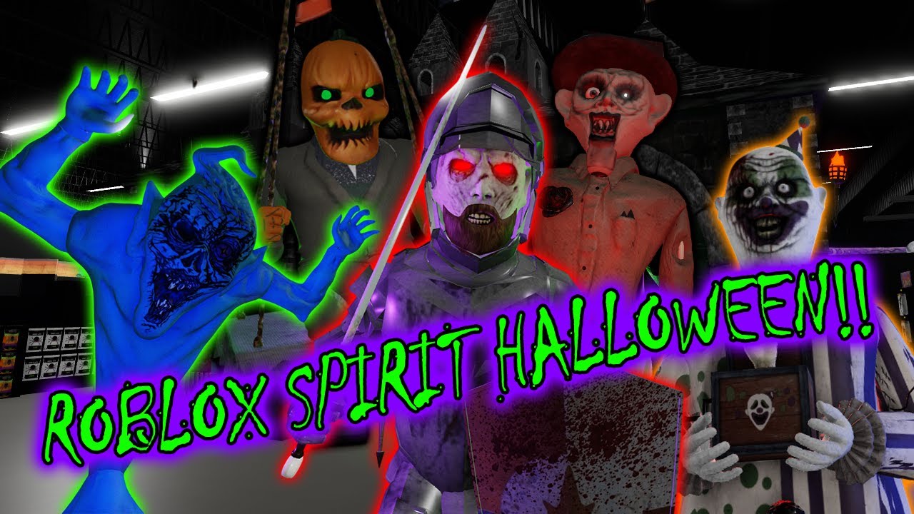 Hayden Bro's Roblox Spirit Halloween Store Tour!!