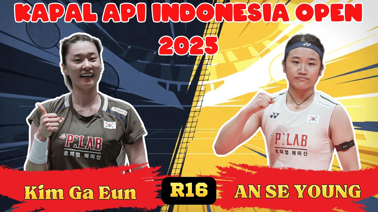 안세영 vs 김가은 Indonesia Open 2025 16강
