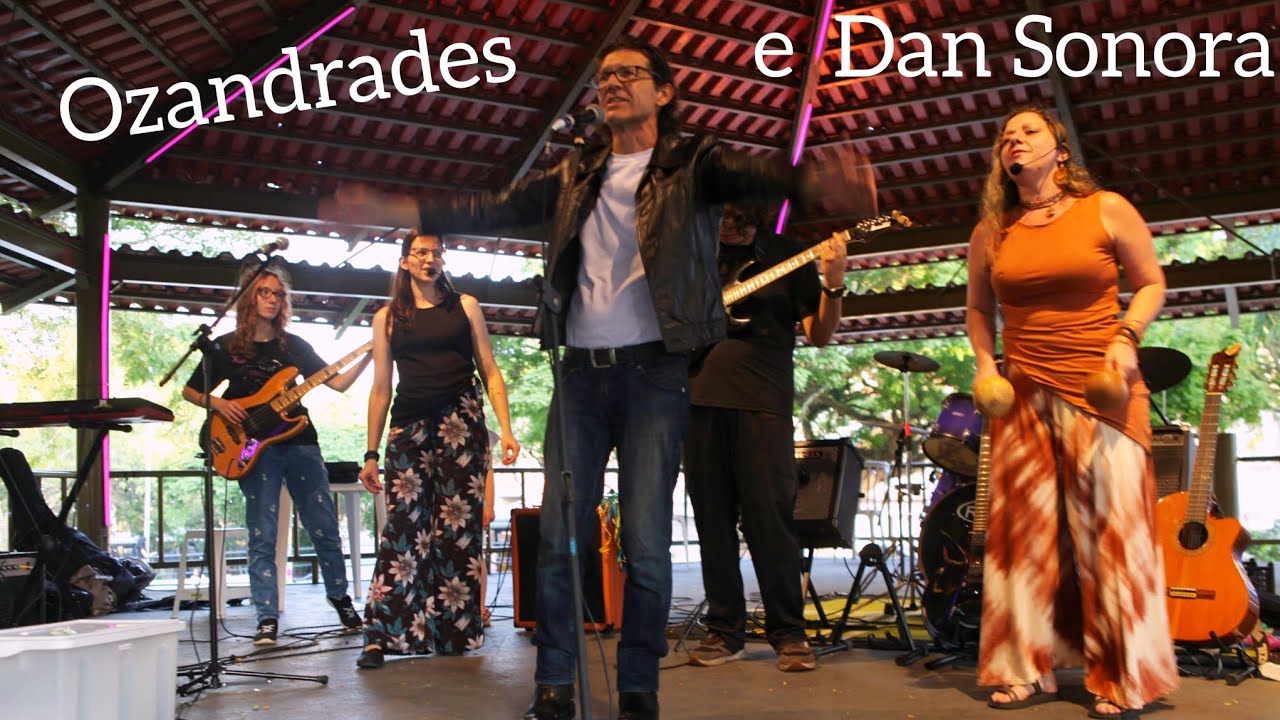 Ozandrades e Dan Sonora em For&ccedil;a Feminina ao vivo na Pra&ccedil;a do Coreto em S&atilde;o Paulo