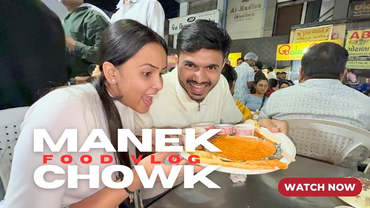 Ahmedabad’s MOST FAMOUS STREET FOOD – Manek chowk Night Market!”😍😍
