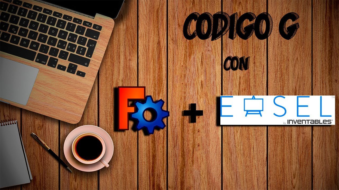 Otra forma de obterner GCODE, freecad + easel