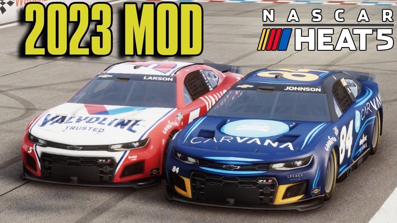 THE NASCAR HEAT 5 2023 MOD IS AMAZING