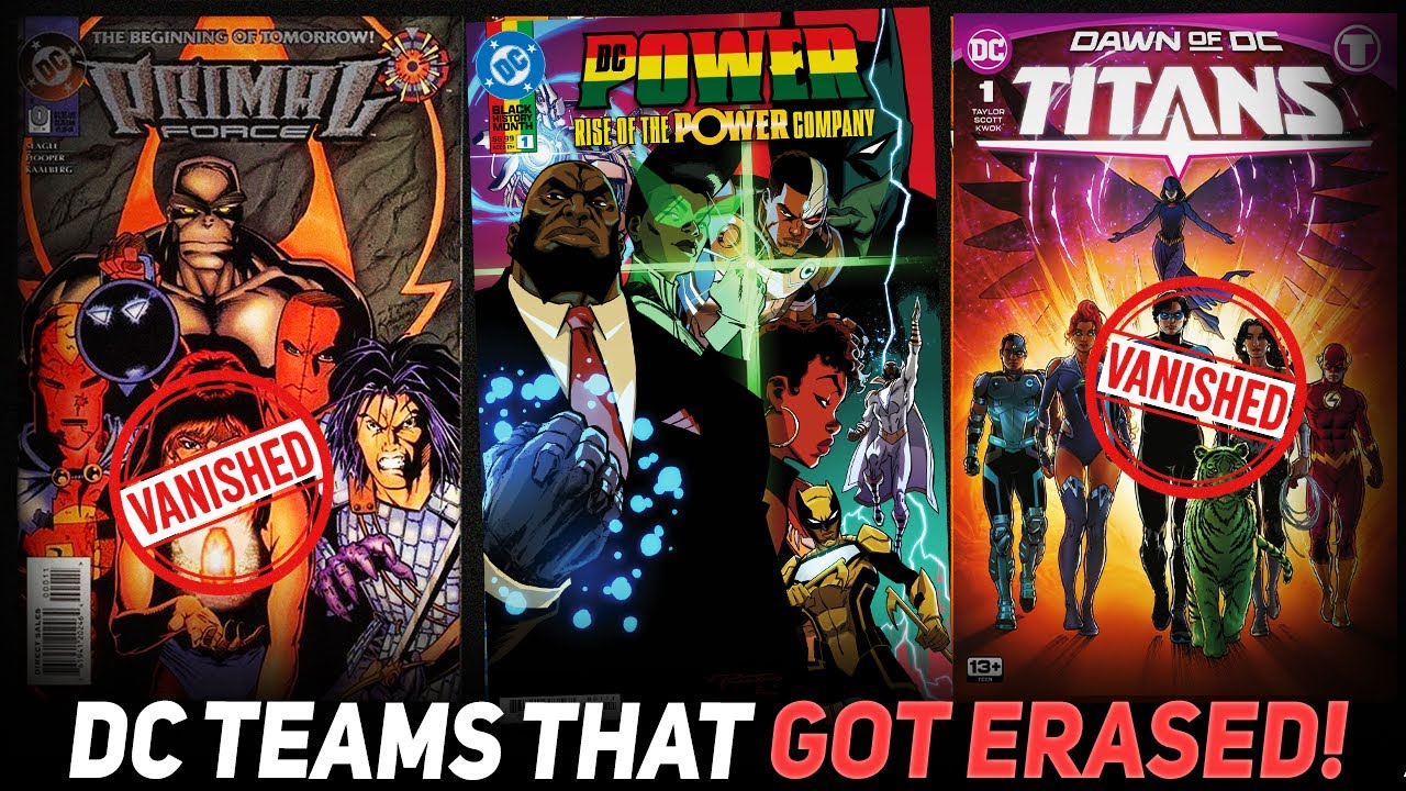 10 DC Teams That Vanished Without Anyone Noticing