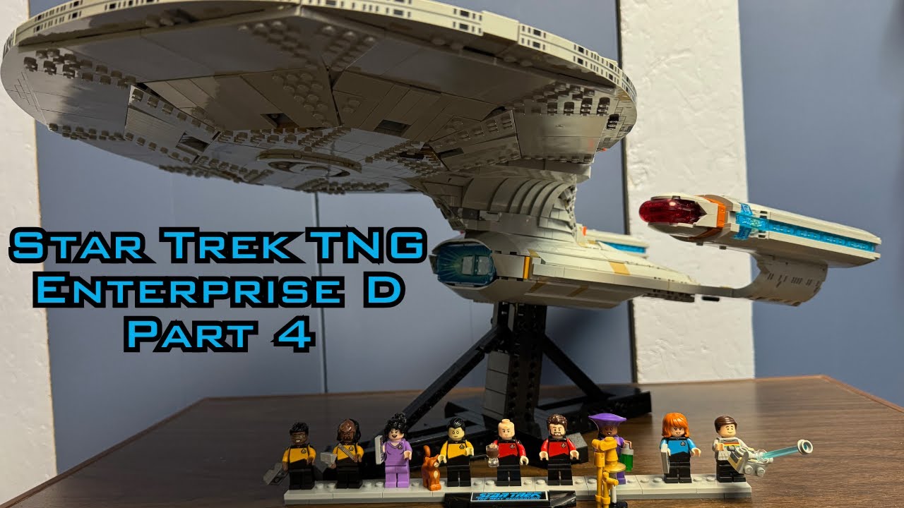 Enterprise D Build: Starboard Nacell Arm and Lower Secondary Hull