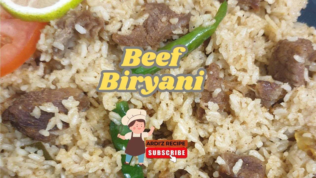 How to Cook Tasty Beef Biryani Easily || Easy Beef Biryani Recipe || গরুর মাংসের বিরিয়ানি