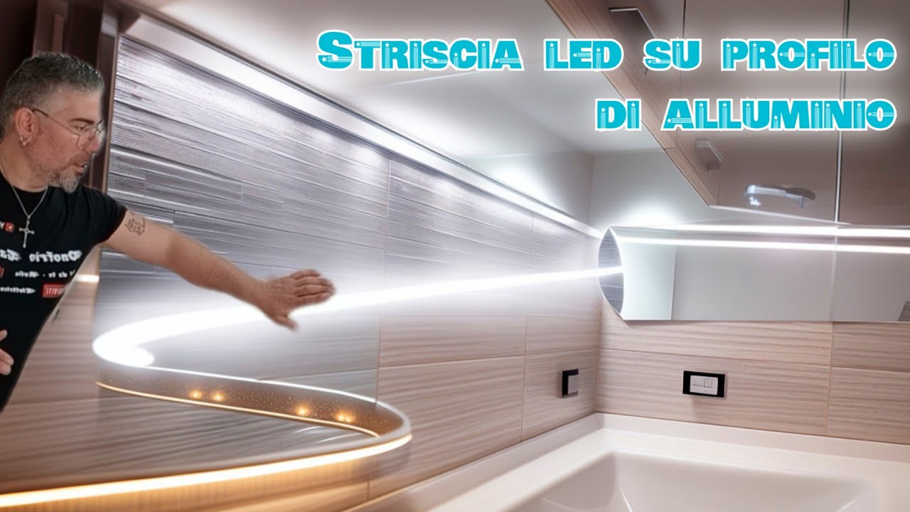 COME MONTARE UNA STRISCIA LED CON PROFILO DI ALLUMINIO PER ILLUMINAZIONE SOTTO PENSILI CUCINA