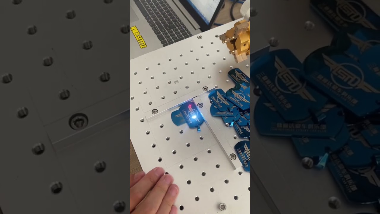 Laser marking nameplate