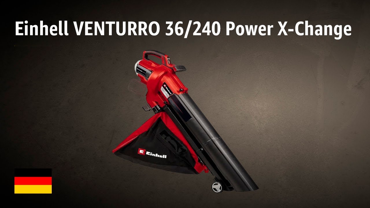 Akku-Laubsauger Einhell VENTURRO 36/240 Power X-Change | TEST | Deutsch