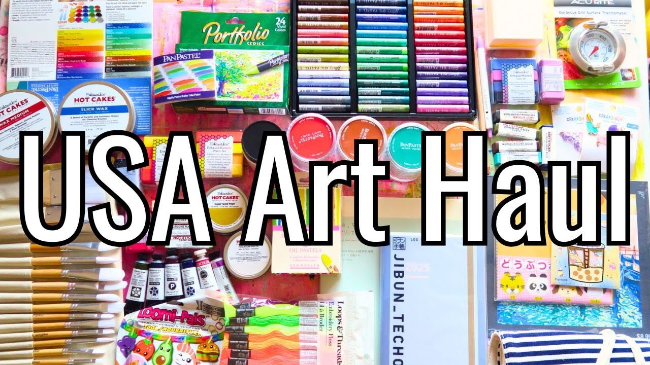 Что мне пришлось купить в США! Покупка художественных принадлежностей 🎨💸