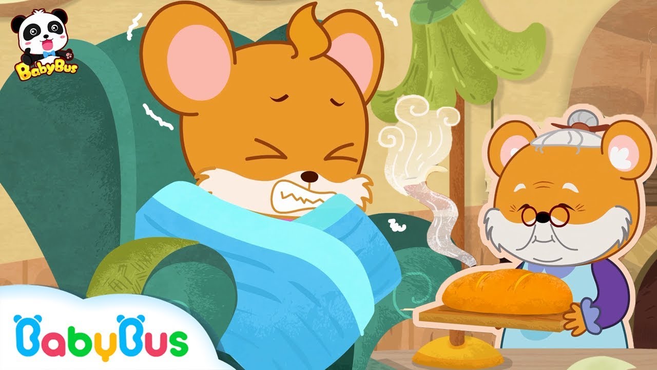 Grandma Makes Sun Shaped Breads for Whiskers | Bedtime Story | Picture Book Animation | BabyBus