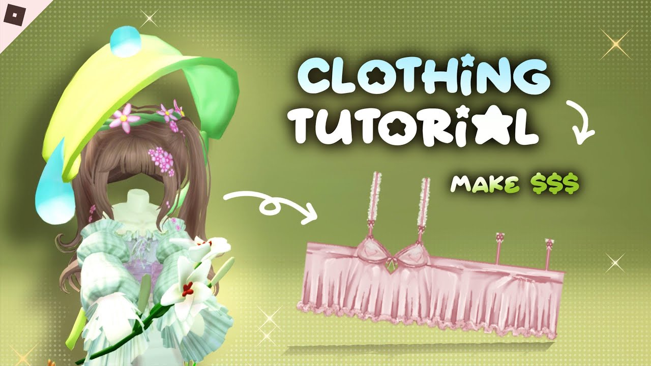 how to make ROBUX from DESIGNING CLOTHES | roblox designing tutorial (2024)