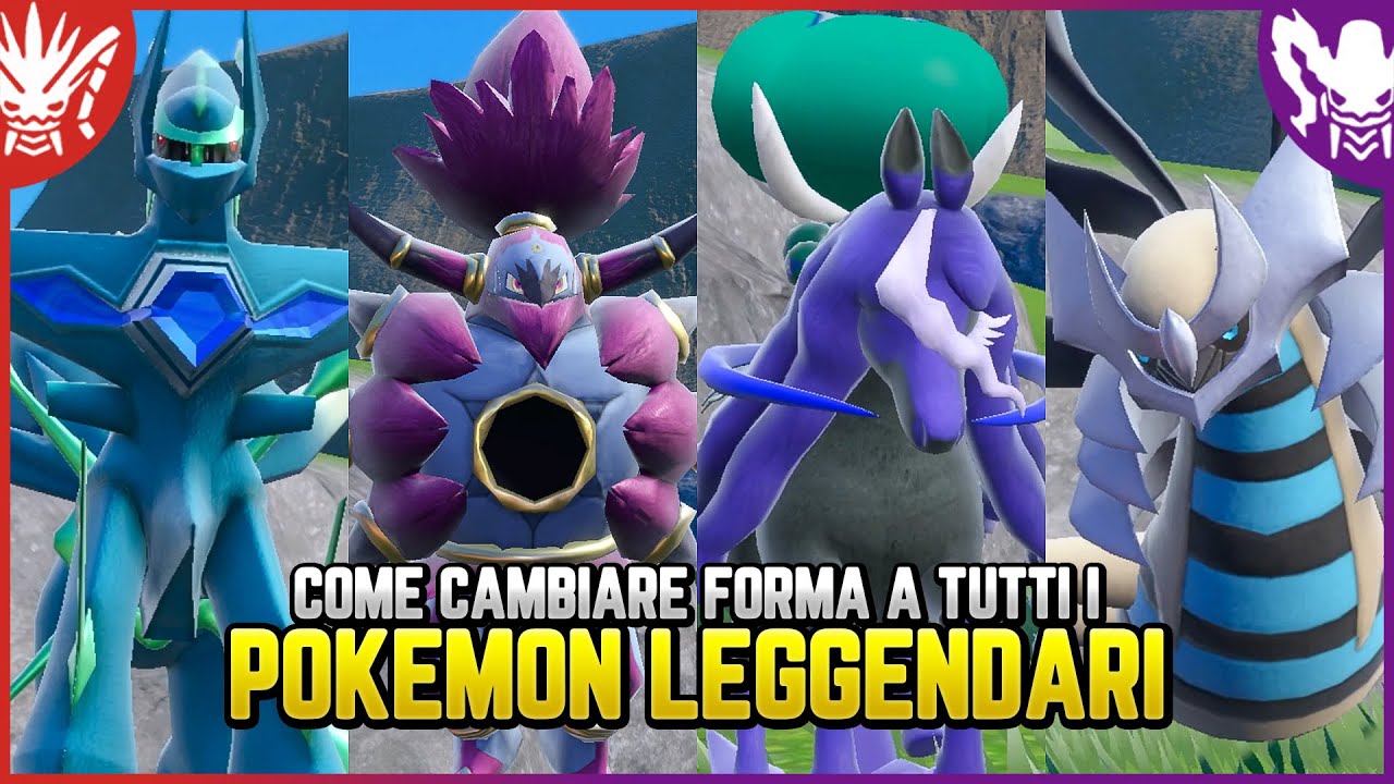 COME CAMBIARE FORMA A TUTTI I POKEMON LEGGENDARI su Scarlatto e Violetto