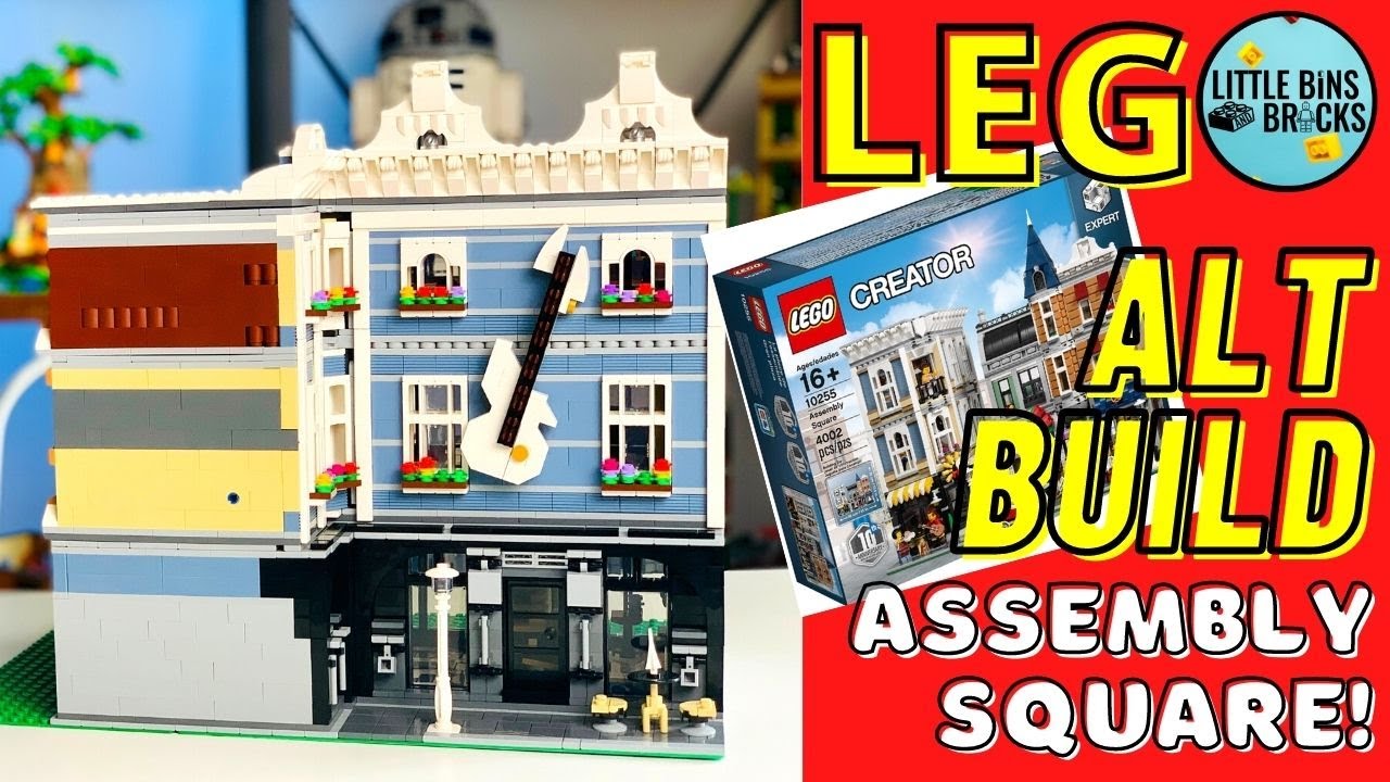 LEGO Music Cafe Alternate Build of Assembly Square 10255 (Inverted Corner Modular Building)