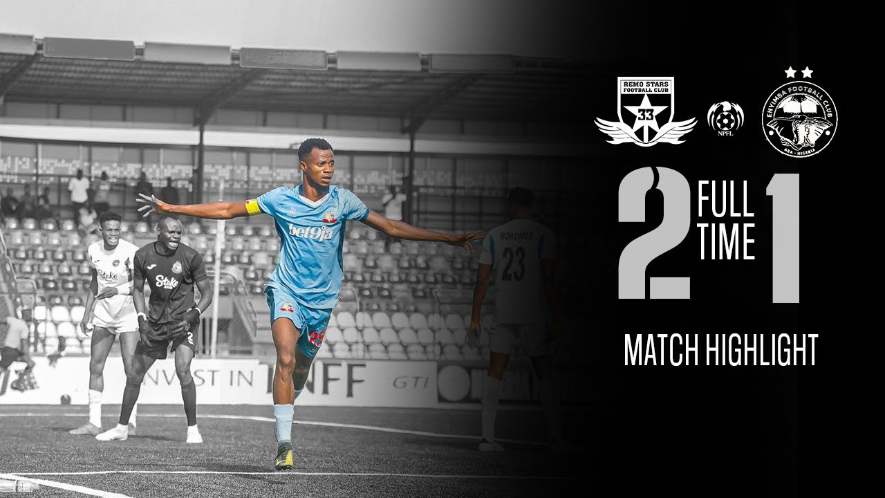 NPFL26 REMO STARS 2-1 ENYIMBA
