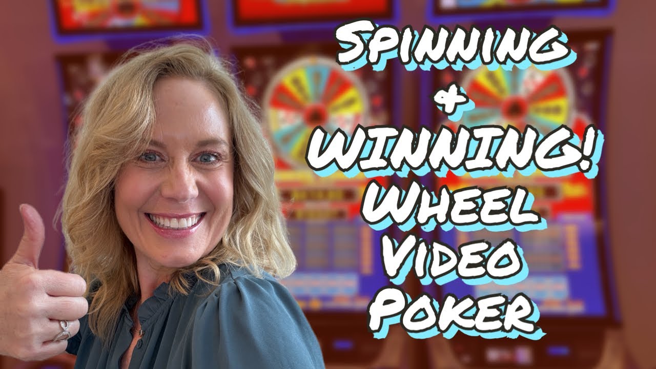 Suzanne is SPINNING & WINNING!!!  Play Wheel Video Poker with me at the Rampart Casino in Las Vegas!