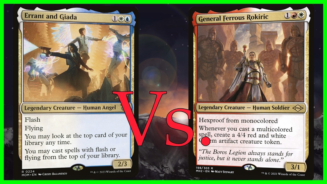 Эррант и Джада против генерала Ферруса Рокирика — Неформальный дуэльный командир | Magic: The Gat...